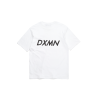 DXMN DOUBLE LOGO OVERSIZE TEE WHITE