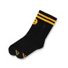 DREW HOUSE MASCOT BLACK&YELLOW STRIPED SOCKS