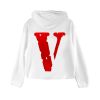 vlone hoodie red
