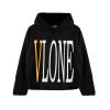 VLONE LOGO V-INSIDE HOODIE BLACK (YELLOW/WHITE) 