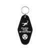 AFTER DEATH F THE SYSTEM KEYCHAIN (MULTI) BLACK