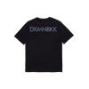 DXMN OVERSIZE LOGO HOLOGRAM TEE BLACK