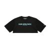 DXMN Clothing DXMN WORLDWIDE Oversized Crop Tee BLACK