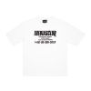 BIAS TEXT ME FRONT LOGO TEE(BLACK)