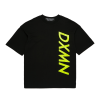 DXMN 45CM OVERSIZED BLACK TEE