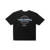 TRIPPY CHROME OVERSIZE TEE - BLACK