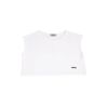 NMC CROP TEE - WHITE