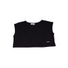 NMC CROP TEE - BLACK