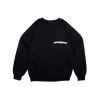 ONE DRINK LOGO SWEATER - BLACK/WHITE