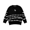 TZ BARBED WIRE OVERSIZED KNIT SWEATER