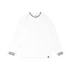 TZ RIB OVERSIZED LONG SLEEVE TEE - WHITE