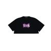 DXMN X VERY VERY SEXY Y2K CROP OVERSIZED TEE / BLACK