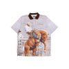 ONEDRINK HORSE POLO SHIRTS  /  CREAM