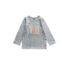 SWEEKS KIDS  BAR LOGO   L/S TEE / GREY