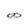 MR_GOLD  DIAMOND HOOP  EARRING ( S925 CZ )
