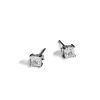 MR_GOLD  PRINCESS CUT  EARRING ( S925 CZ )