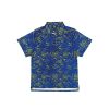TZ WORLDWIDE DANGEROUS SHORTS SLEEVE SHIRT / BLUE