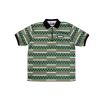 ONEDRINKANDWEGOHOME  WFH  POLO STRIPED / GREEN