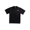 SWEEKS HALF ZIP POLO SHIRT / BLACK