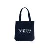 TRIPPY GRAFFITI LOGO TOTE BAG / NAVY