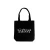 TRIPPY GRAFFITI LOGO TOTE BAG / BLACK