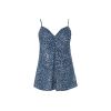 VGH MINI FLOWER SUMMER CAMI TOP / BLUE