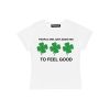 VGH ADDICT TO FEEL GOOD BABY TEE / WHITE