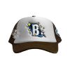 BLUE PLANET  TRIPPY B   TRUCKER HAT / BROWN