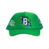 BLUE PLANET  TRIPPY B   TRUCKER HAT / GREEN