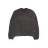 GETRICHEASY  Appliqué LOGO DAMAGE   SWEATER / FADED BLACK