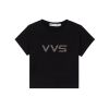 VERY VERY SEXY  VVS DIAMOND  BABY TEE / BLACK