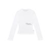 RACCOONCLUB  WISHING   L/S TEE  / WHITE
