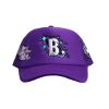 BLUE PLANET  TRIPPY B  TRUCKER HAT / PURPLE