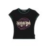 FALLEN ANGELS - STITCHED TEE / BLACK