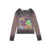 FALLEN ANGELS - BUNNY DREAM LONGSLEEVES / BROWN