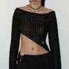 FALLEN ANGELS - RILEY TOP SET / BLACK