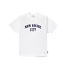 GETRICHEASY - NEW BRIDGE CITY LOGO TEE / WHITE
