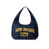 GETRICHEASY - NEW BRIDGE CITY TOTE BAG / NAVY