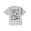 GETRICHEASY - MANY LOGOS TEE / TOP DYE GREY