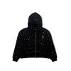 TZ WORLDWIDE - WHITE DIAMOND GALAXY HOODIE / BLACK
