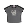 GETRICHEASY - REFLECTIVE  BABY TEE / GREY