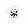 LOVE AND DESTROY - RUNNING SNAKE TEE / WHITE
