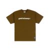 GETRICHEASY - ORIGINAL LOGO TEE / BROWN
