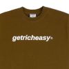GETRICHEASY - ORIGINAL LOGO TEE / BROWN