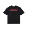 DXMN - STOP SNITCHING OVERSIZED TEE / FADED BLACK