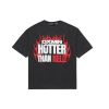 DXMN - HOTTER THAN HELL OVERSIZED TEE / FADED BLACK