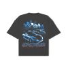 HEAVEN TOWN BOY - VELOCITY BOXY TEE/ FADED BLACK