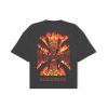 HEAVEN TOWN BOY - HELLRIDE BOXY TEE/ FADED BLACK