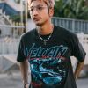 HEAVEN TOWN BOY - VELOCITY BOXY TEE/ FADED BLACK