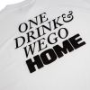 ONEDRINKANDWEGOHOME - OD RACING TEAM TEE/ WHITE